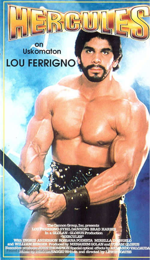 Hercules - Finnish VHS movie cover