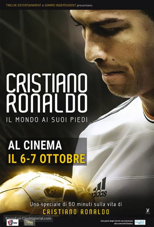 Cristiano Ronaldo: World at His Feet - Italian Movie Poster