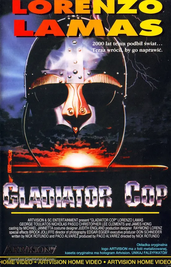 Gladiator Cop - Polish Movie Cover