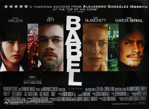 Babel - British Movie Poster