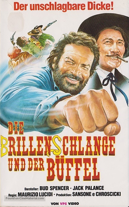 Si pu&ograve; fare... amigo - German VHS movie cover