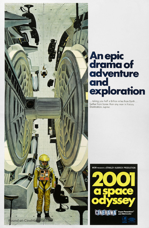 2001: A Space Odyssey - Movie Poster