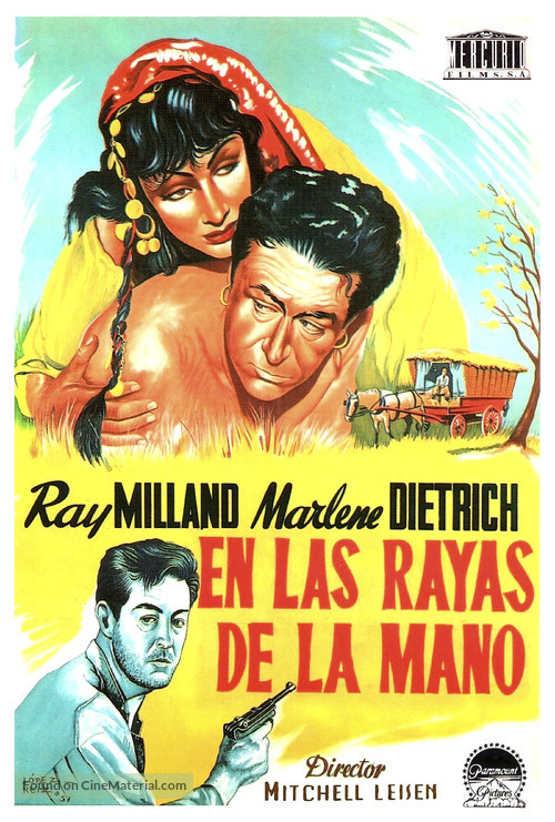 Golden Earrings - Spanish Movie Poster