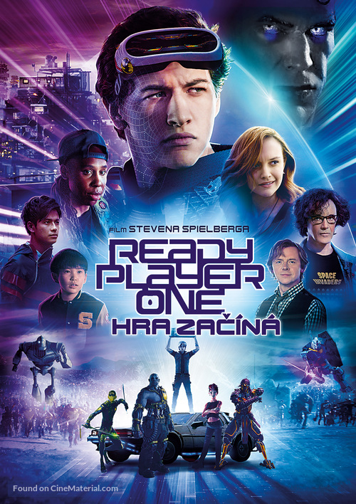 Ready Player One - Czech DVD movie cover