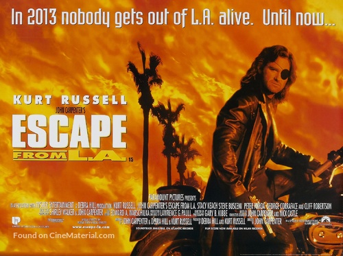 Escape from L.A. - British Movie Poster