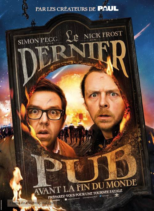 The World&#039;s End - French Movie Poster