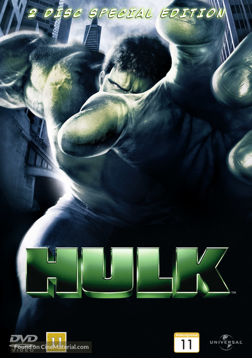 Hulk - Danish DVD movie cover