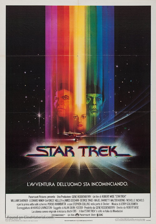 Star Trek: The Motion Picture - Italian Movie Poster