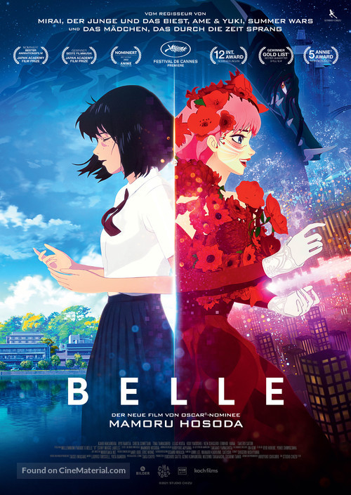 Belle: Ryu to Sobakasu no Hime - German Movie Poster