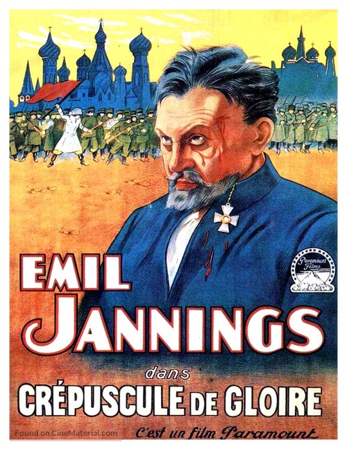 The Last Command - Belgian Movie Poster