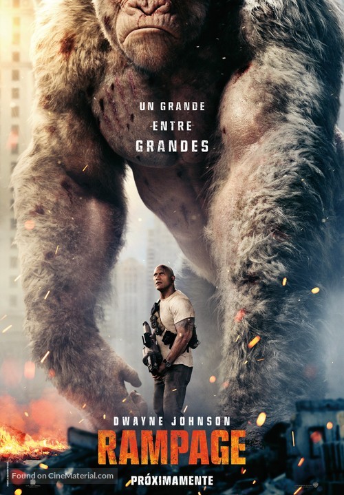 Rampage - Spanish Movie Poster