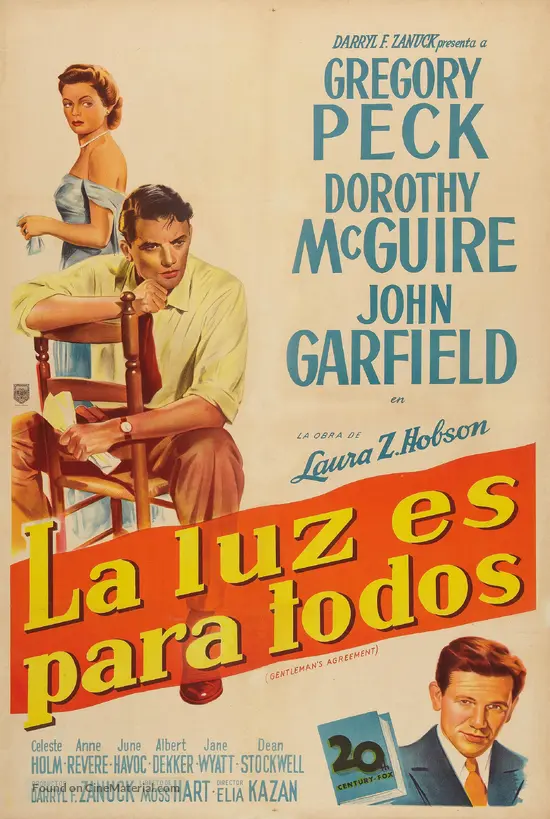 Gentleman&#039;s Agreement - Argentinian Movie Poster