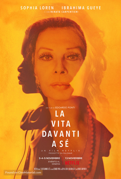 La vita davanti a s&eacute; - Italian Movie Poster