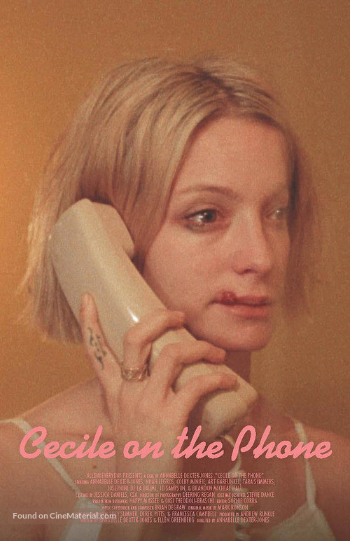Cecile on the Phone - Movie Poster
