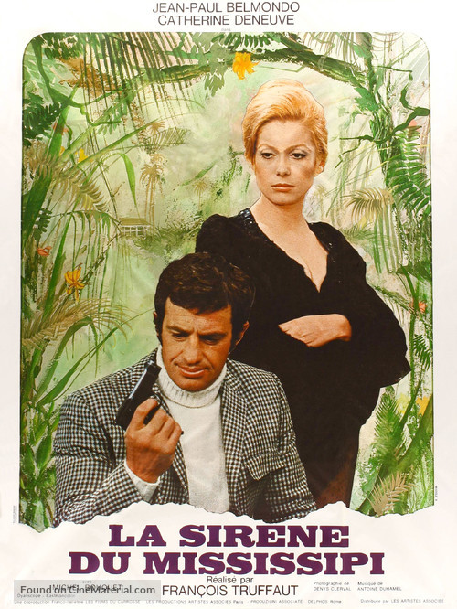 La sir&egrave;ne du Mississipi - French Movie Poster