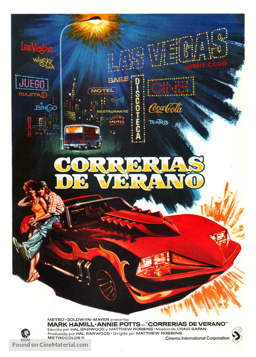 Corvette Summer - Spanish Movie Poster