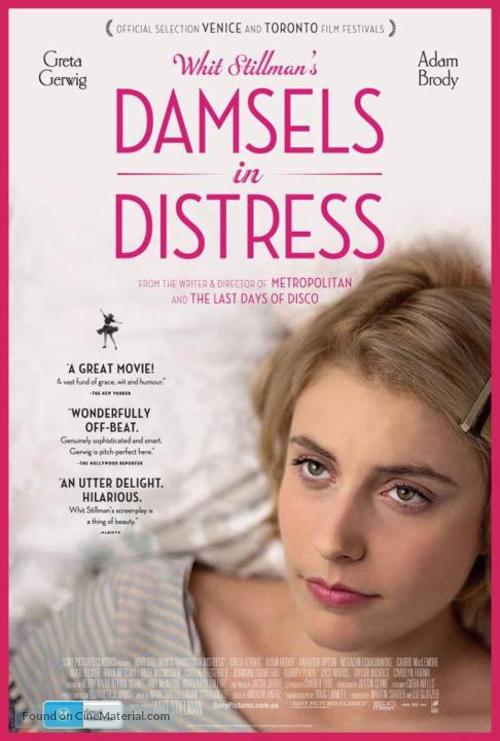 Damsels in Distress - Australian Movie Poster