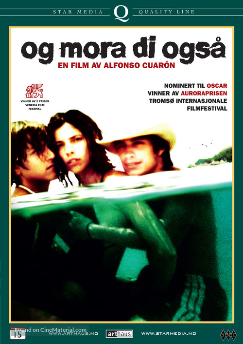 Y Tu Mama Tambien - Norwegian DVD movie cover