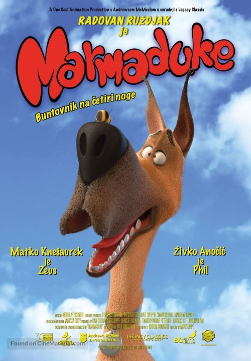 Marmaduke - Croatian Movie Poster