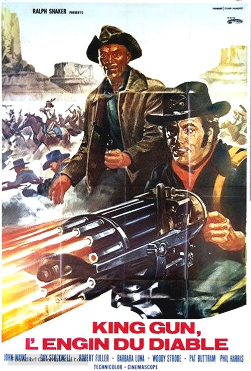 The Gatling Gun - French Movie Poster