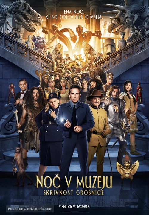 Night at the Museum: Secret of the Tomb - Slovenian Movie Poster