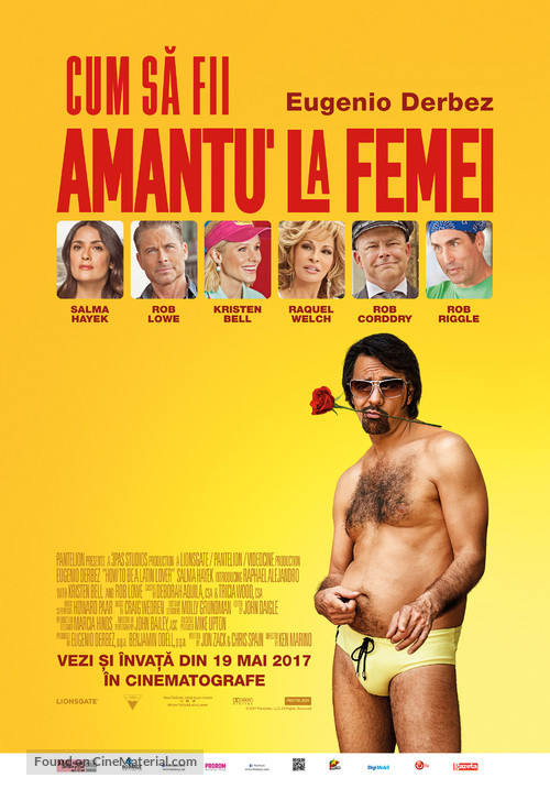 How to Be a Latin Lover - Romanian Movie Poster