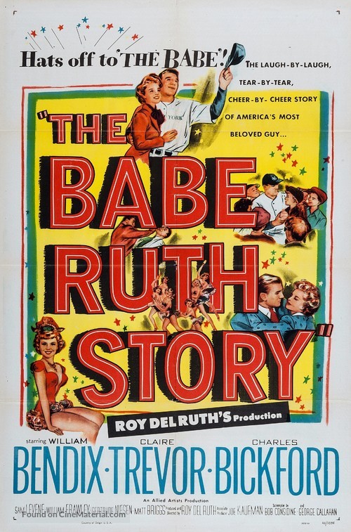 The Babe Ruth Story - Movie Poster