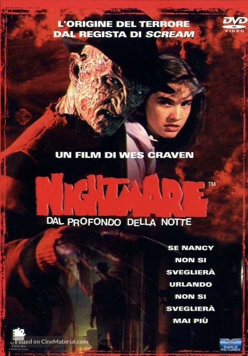 A Nightmare On Elm Street - Italian DVD movie cover