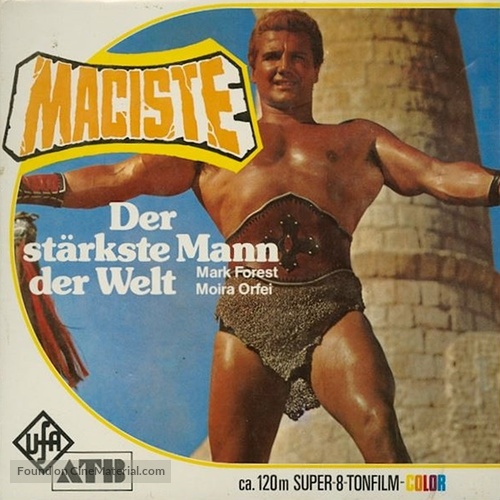 Maciste, l'uomo pi&ugrave; forte del mondo - German Movie Cover