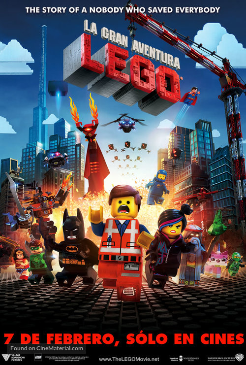 The Lego Movie - Mexican Movie Poster