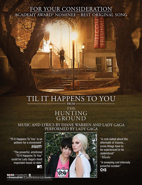 The Hunting Ground - For your consideration movie poster