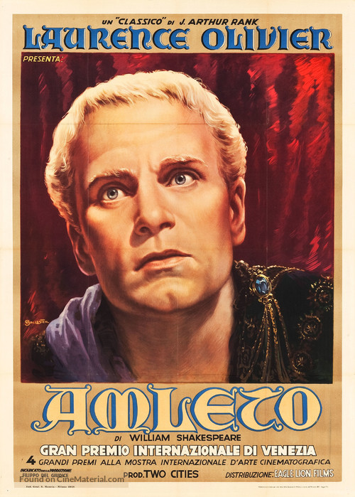 Hamlet - Italian Movie Poster