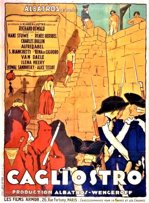 Cagliostro - Liebe und Leben eines gro&szlig;en Abenteurers - French Movie Poster