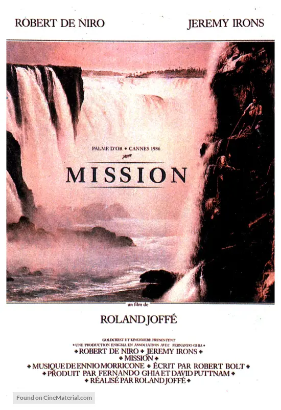 The Mission - French Movie Poster