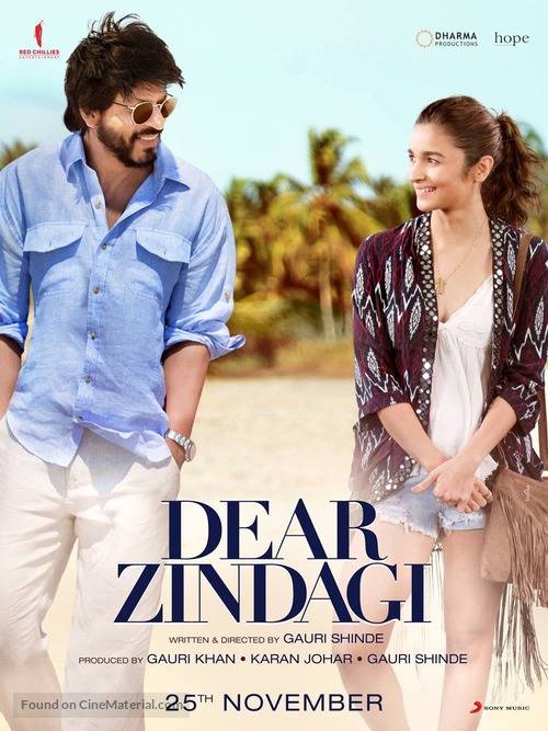 Dear Zindagi - Indian Movie Poster