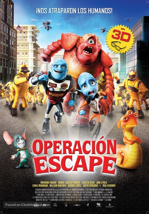 Escape from Planet Earth - Colombian Movie Poster