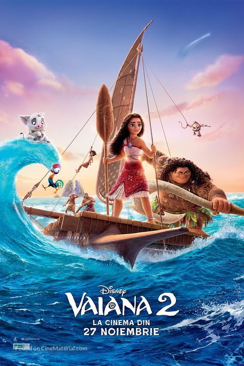 Moana 2 - Romanian Movie Poster