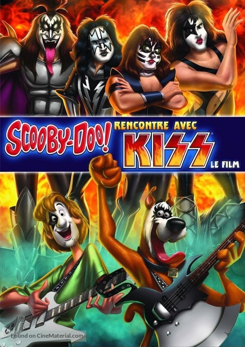 Scooby-Doo! And Kiss: Rock and Roll Mystery - French DVD movie cover
