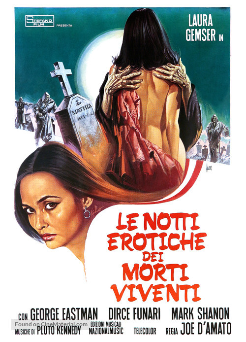 Le notti erotiche dei morti viventi - Italian Movie Poster