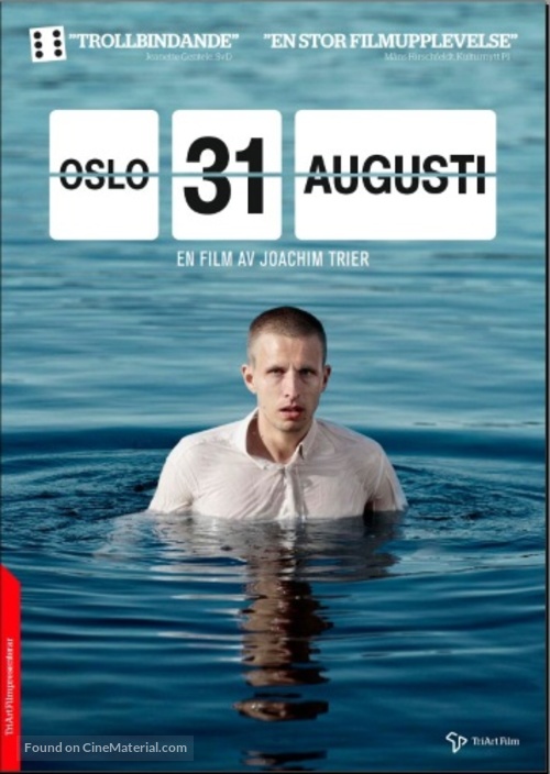 Oslo, 31. august - Swedish Movie Cover