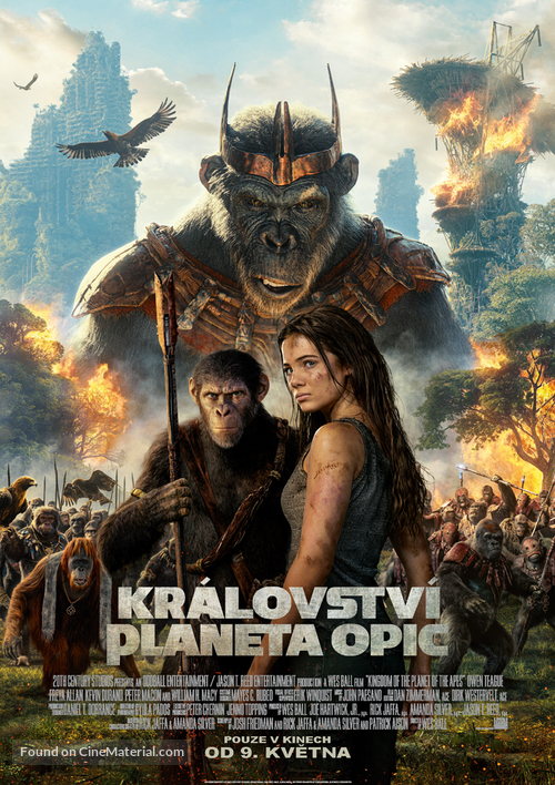 Kingdom of the Planet of the Apes - Czech Movie Poster