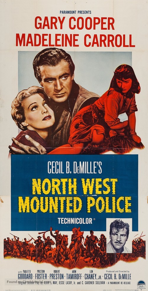 North West Mounted Police - Movie Poster