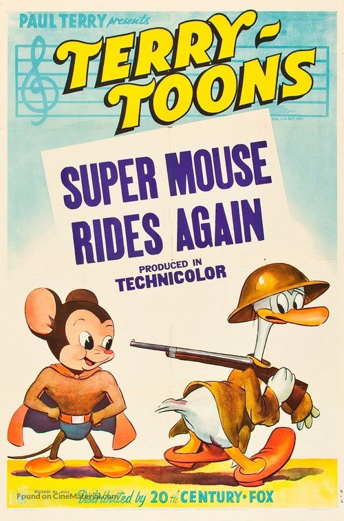 Super Mouse Rides Again - Movie Poster