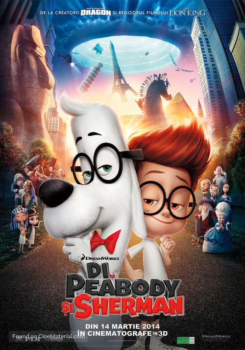 Mr. Peabody &amp; Sherman - Romanian Movie Poster
