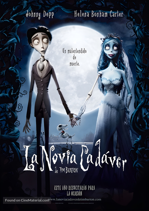 Corpse Bride - Spanish Movie Poster