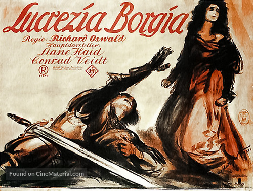 Lucrezia Borgia - German Movie Poster