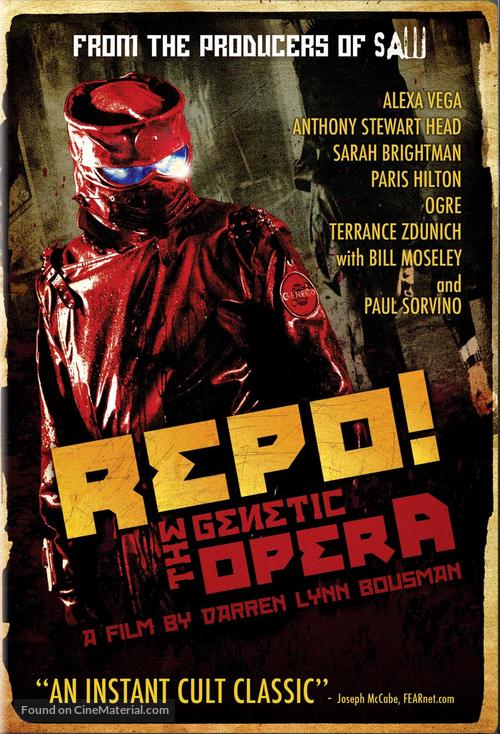 Repo! The Genetic Opera - DVD movie cover