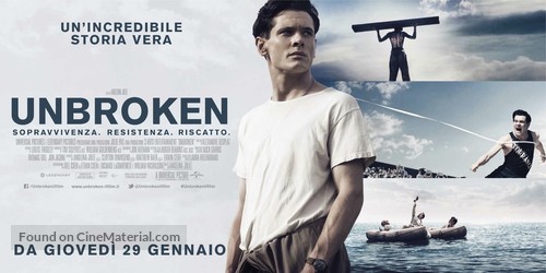 Unbroken - Italian Movie Poster