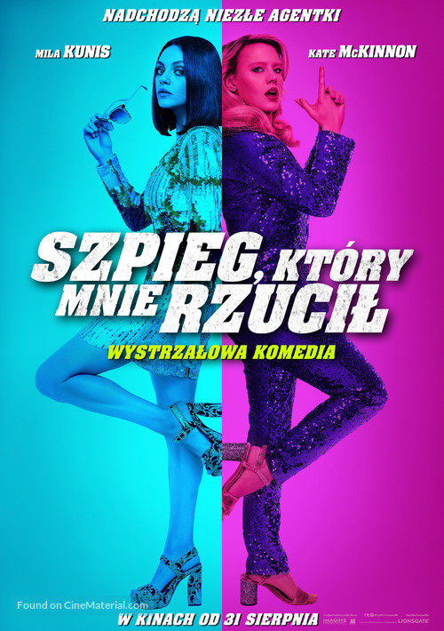 The Spy Who Dumped Me - Polish Movie Poster