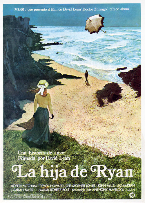 Ryan&#039;s Daughter - Spanish Movie Poster
